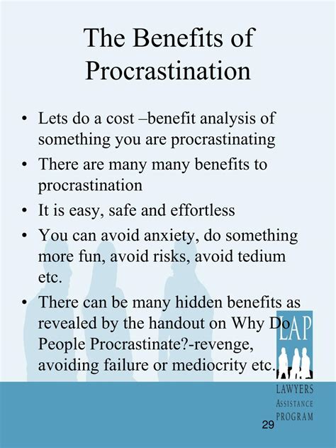 The benefits of procrastinating, according to a .